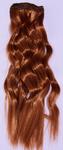 Vlasy pro panenky 25 cm vlnité s rovným koncem