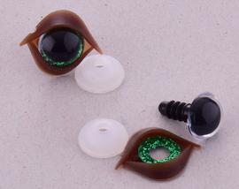 Očička s víčky 12 mm 3D