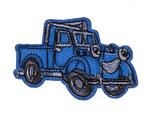 Záplata auto modré 80x55 mm