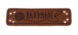 Nášivka  HAND MADE knoflík 50x15mm