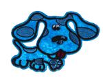 Záplata nažehlovací pes modrý 65x80mm
